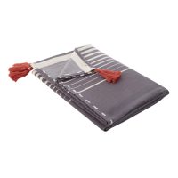 Hazal Bed & Sofa Cover - Anthracite, 180*240 cm