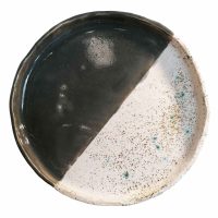 Colorful Series Ceramic Plates - BC-31-Grey-Plate