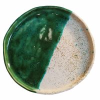 Colorful Series Ceramic Plates - BC-32-Green-Plate