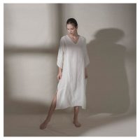 Belda Beach Dress - White