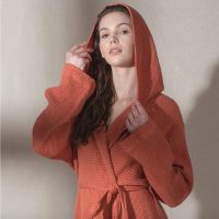Bohem Bathrobe - Brick