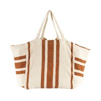 Dia Beach Bag - Rustic Bordeaux - Tobacco