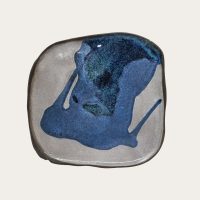 Blue Series Ceramic Plates - Blue-2