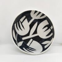Ceramic Salad Plate - Black