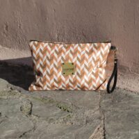 Aerie Luxe Clutch Bag - Desert Rose