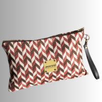 Aerie Luxe Clutch Bag - Wine