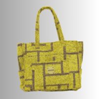 Labyrinth Luxe Tote Bag - Lime-Curry
