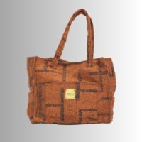 Labyrinth Luxe Tote Bag - Mocha
