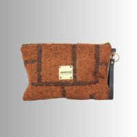 Labyrinth Luxe Clutch Bag - Mocha