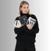Plush Luxe Phone Bag - Anthracite