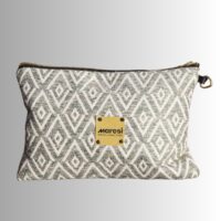 Rhombus Luxe Clutch Bag - Sage